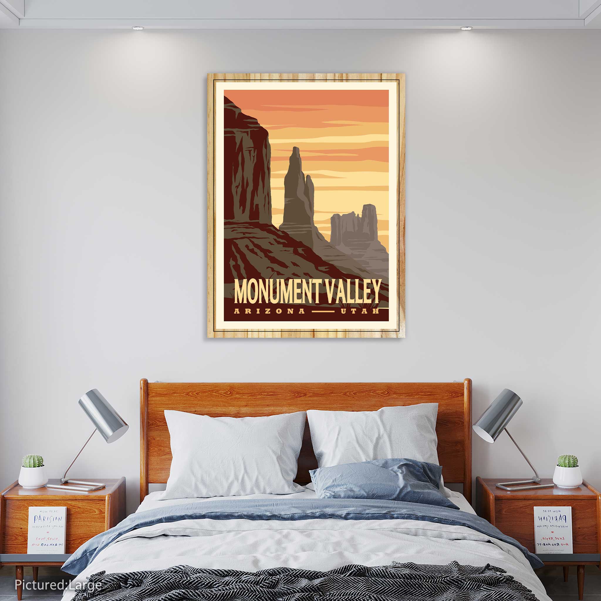 Monument Valley Vintage Poster