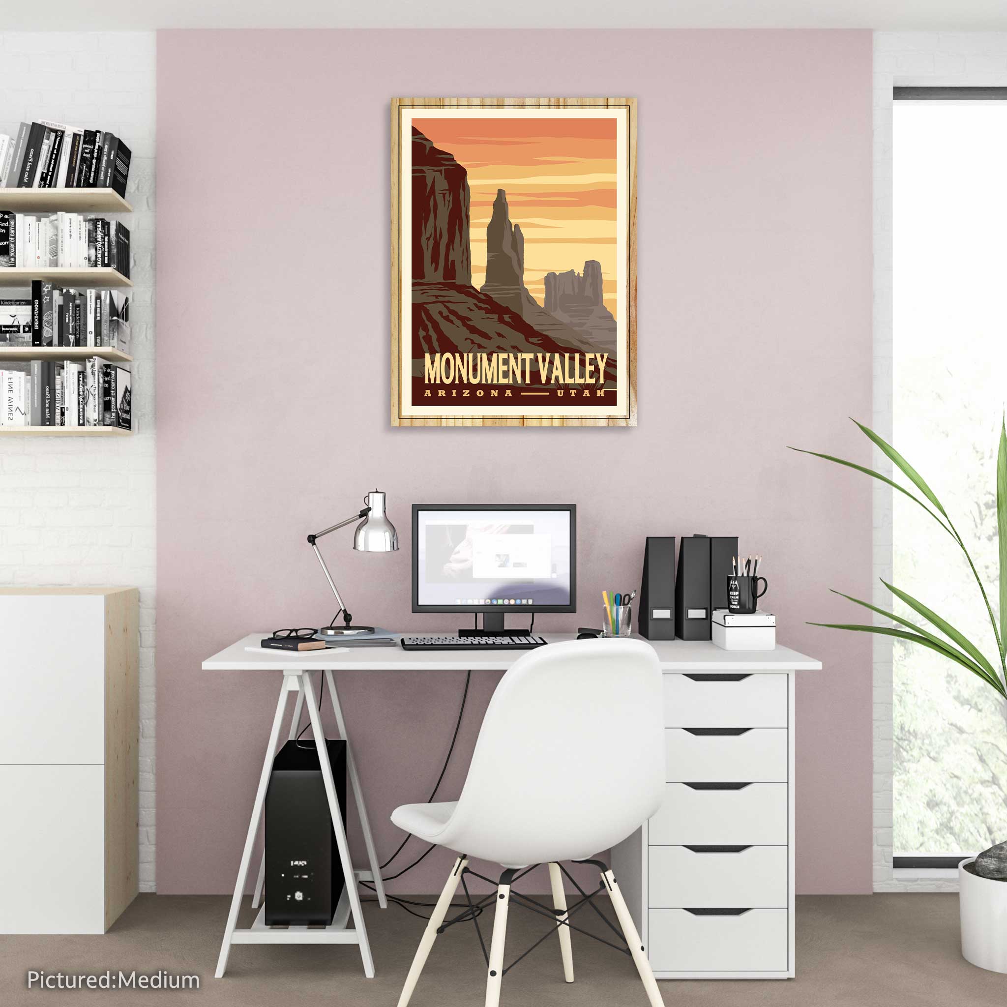 Monument Valley Vintage Poster