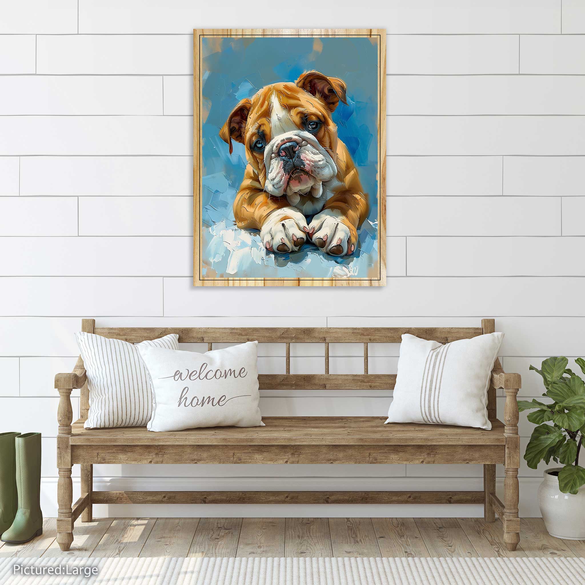 Ginger the English Bulldog