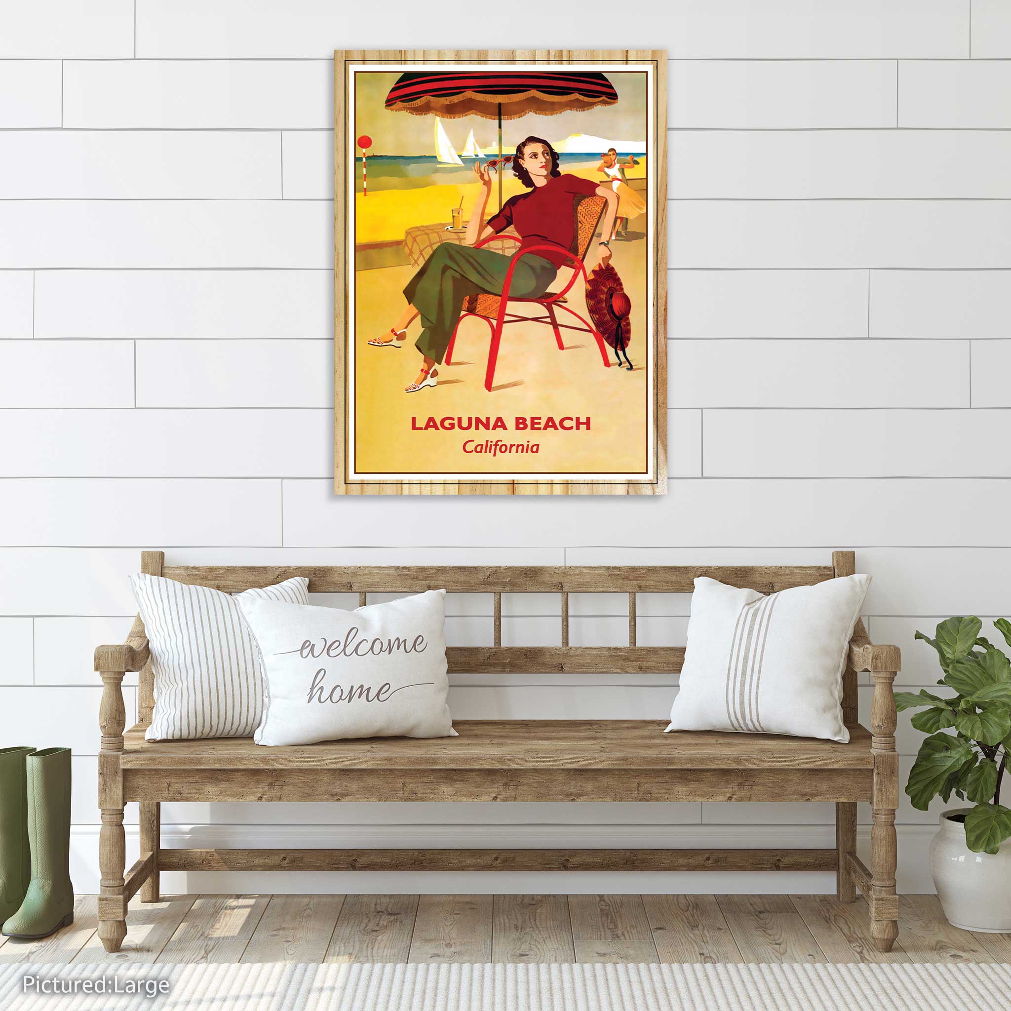 Laguna Beach, California Vintage Poster