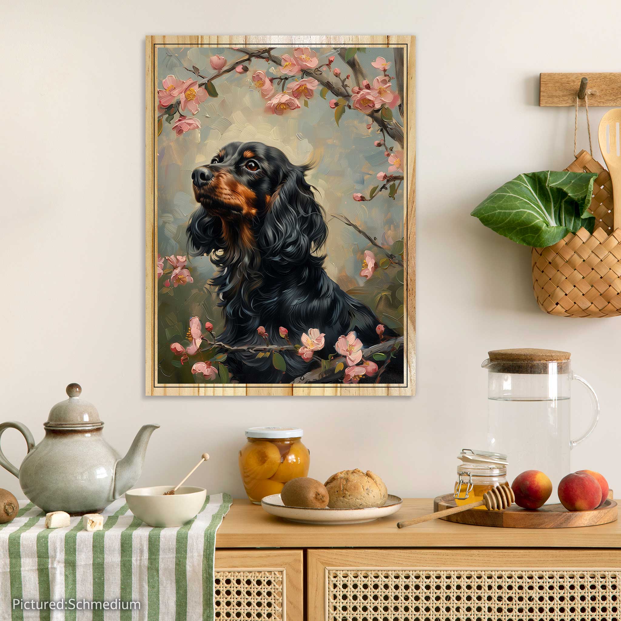 Gardens Grace: The Long-haired Dachshund