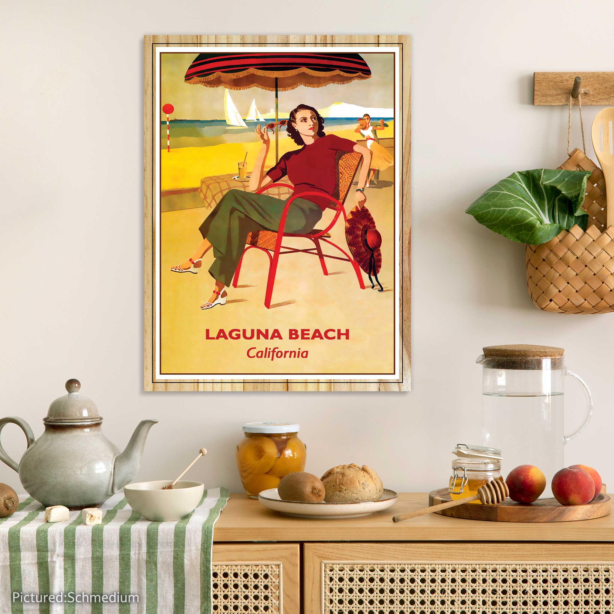 Laguna Beach, California Vintage Poster