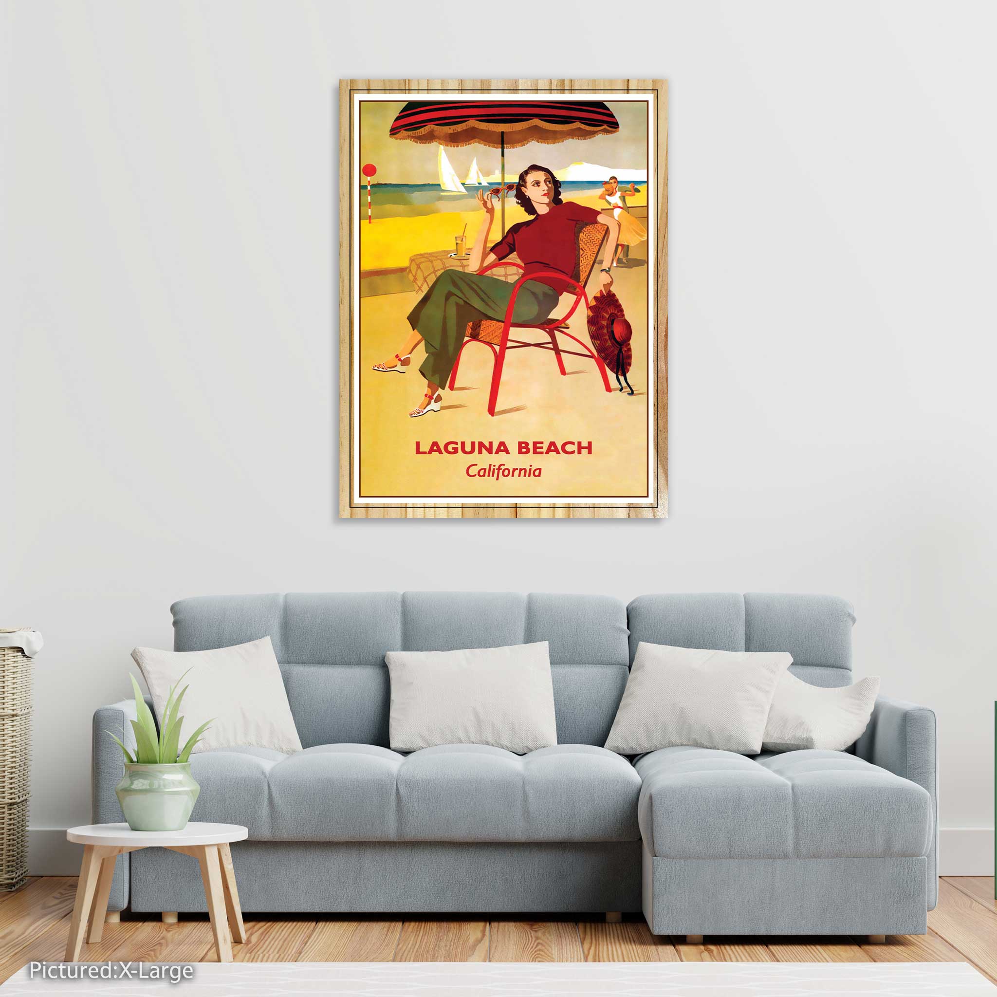 Laguna Beach, California Vintage Poster