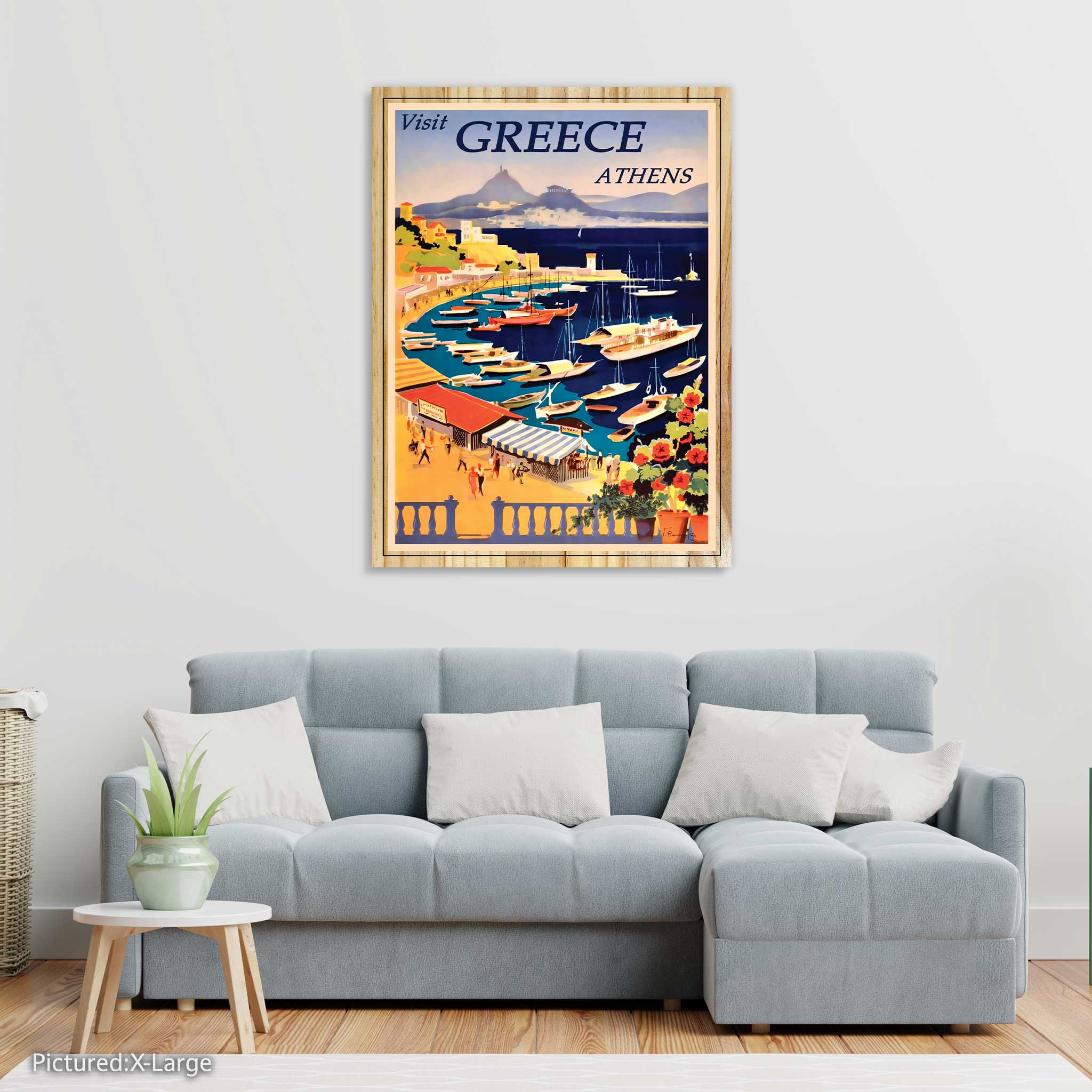 Athens, Greece Travel Poster