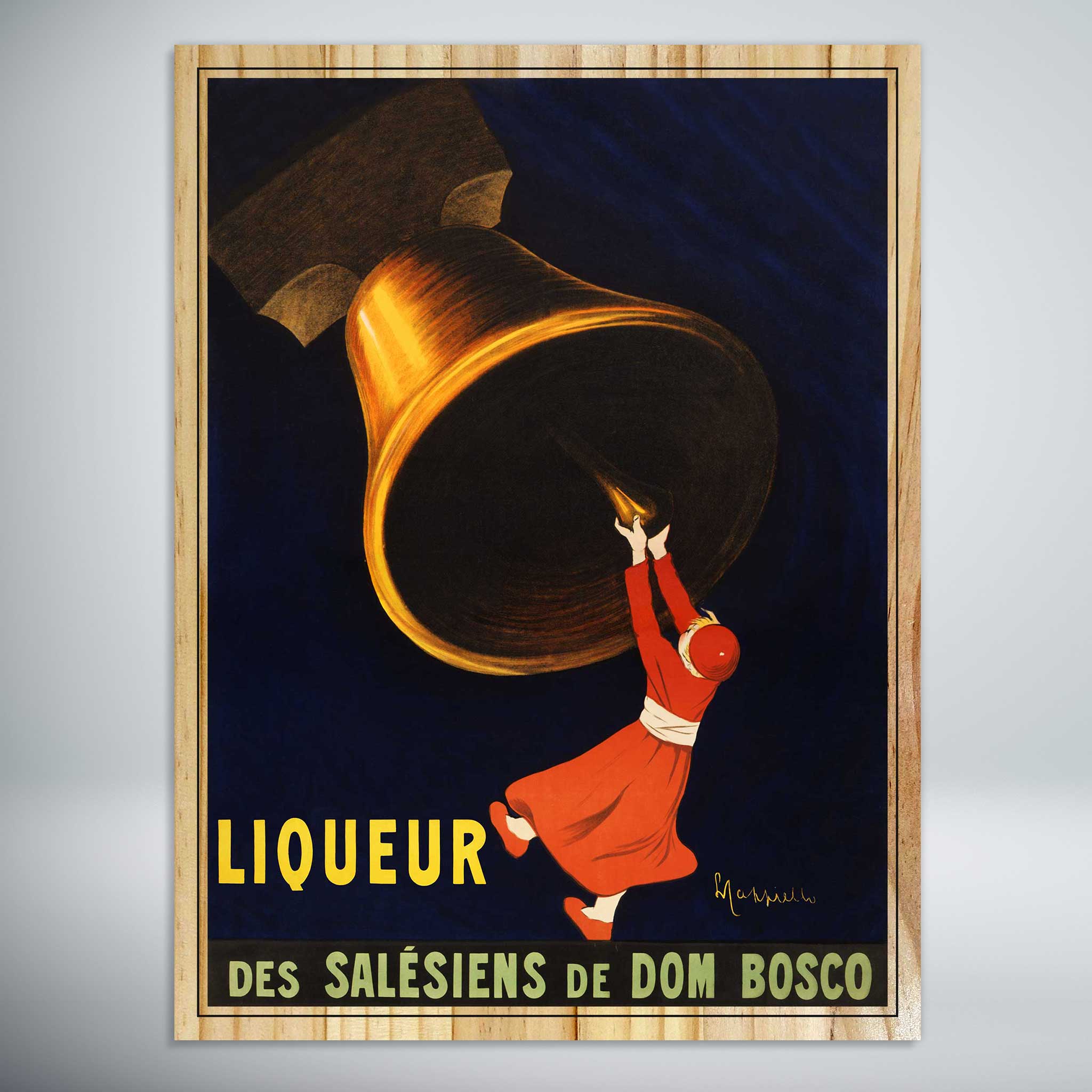 Angelus Liqueur des Salesines de Dom Bosco by Leonetto Cappiello (1907) Vintage Ad