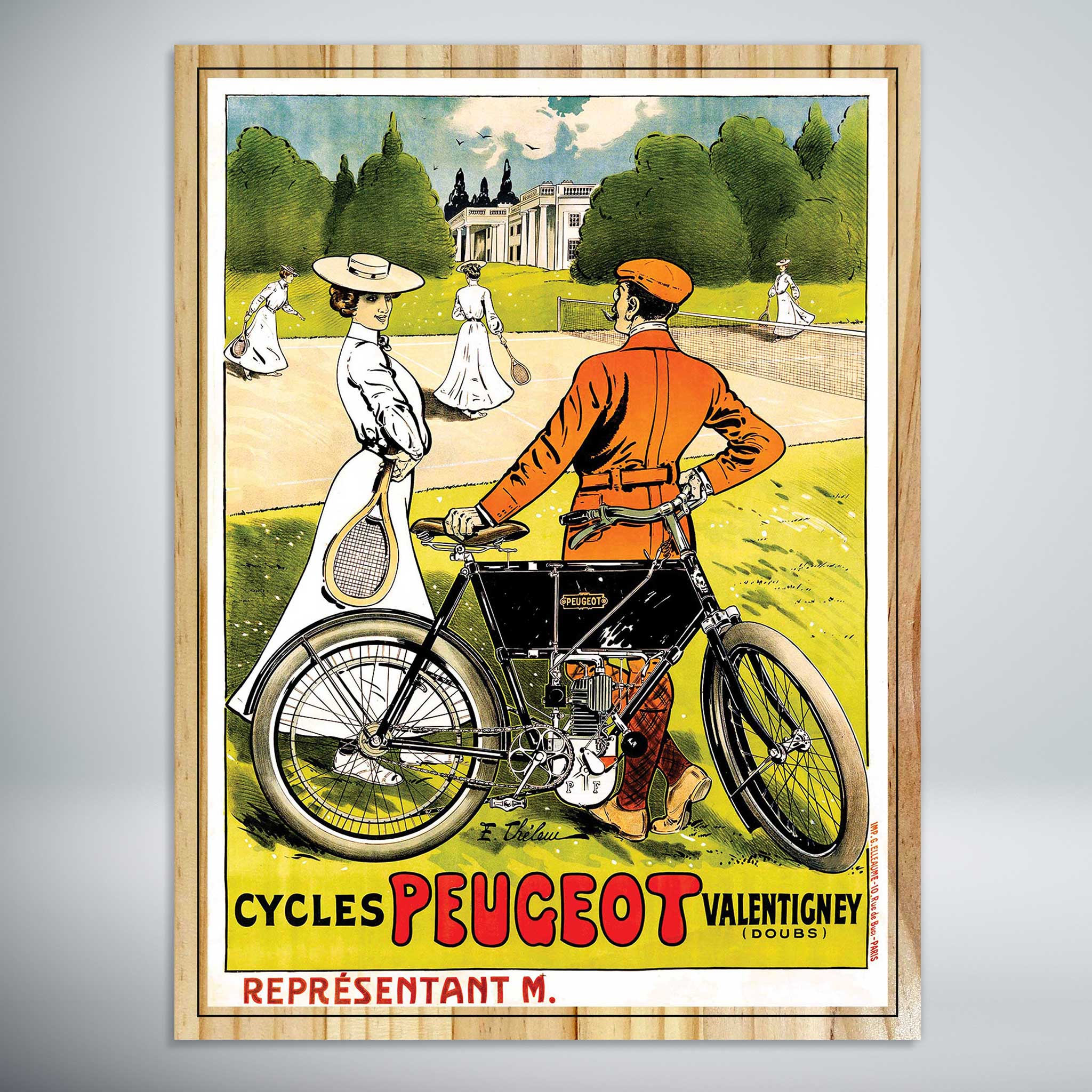 French Bicycles, Peugeot Vintage Ad