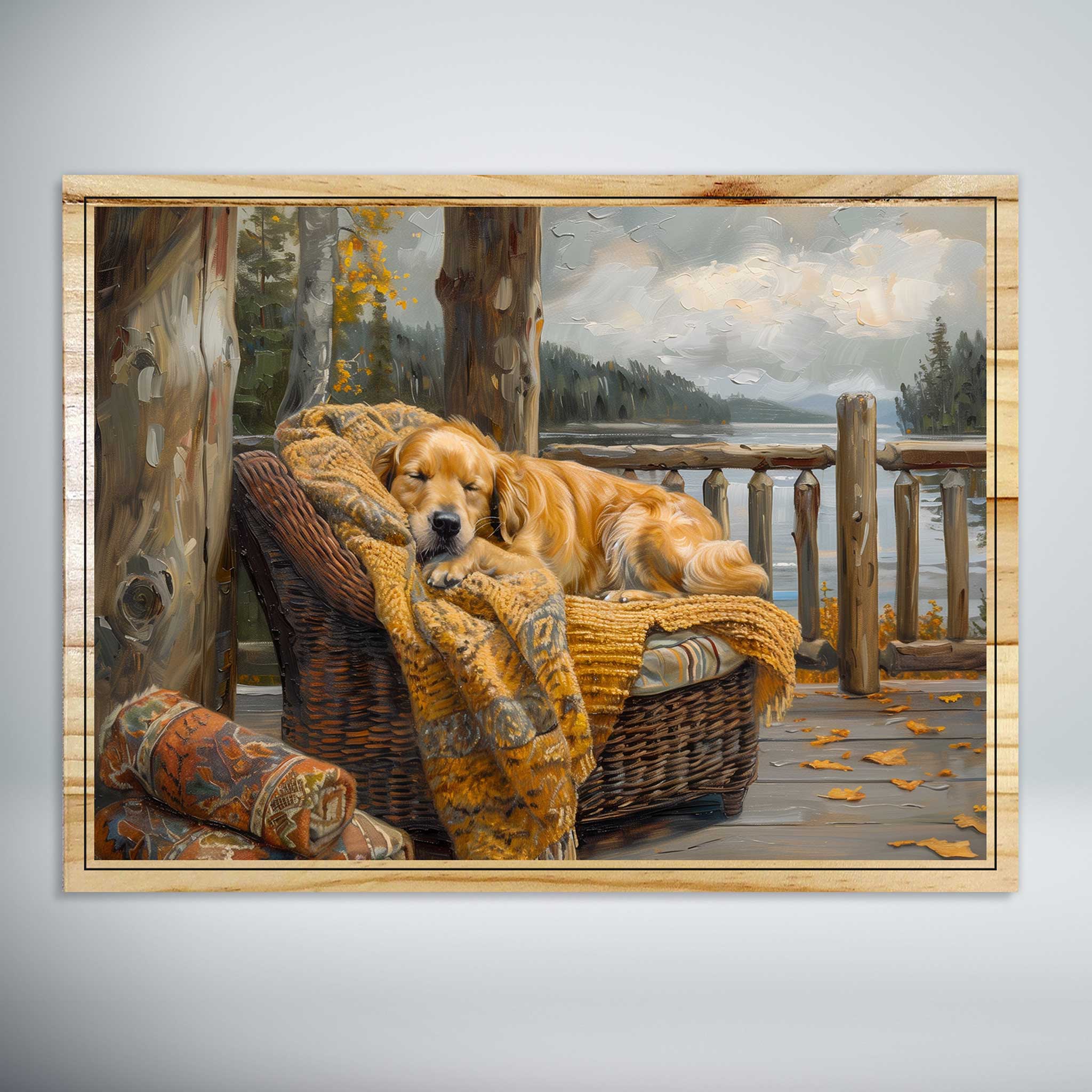 Tranquil Waters: The Golden Retrievers Haven