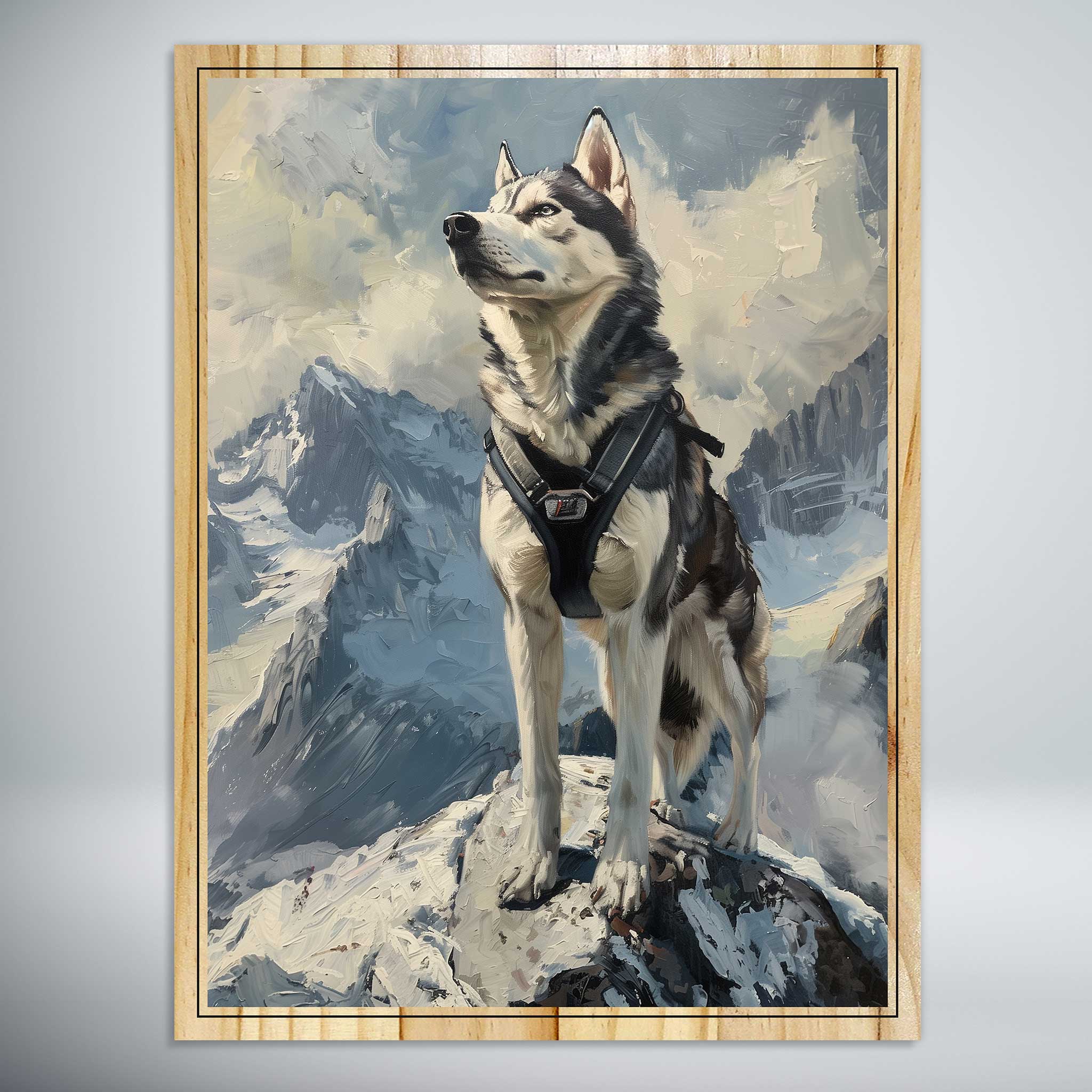 The Watchful Highlander: Siberian Husky